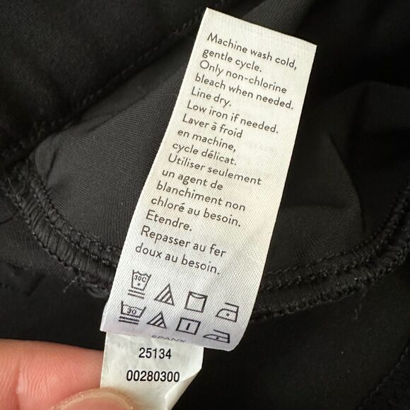 SPANX Ponte Ankle Legging Pants w Back Pockets in Black - Picture 8 of 10